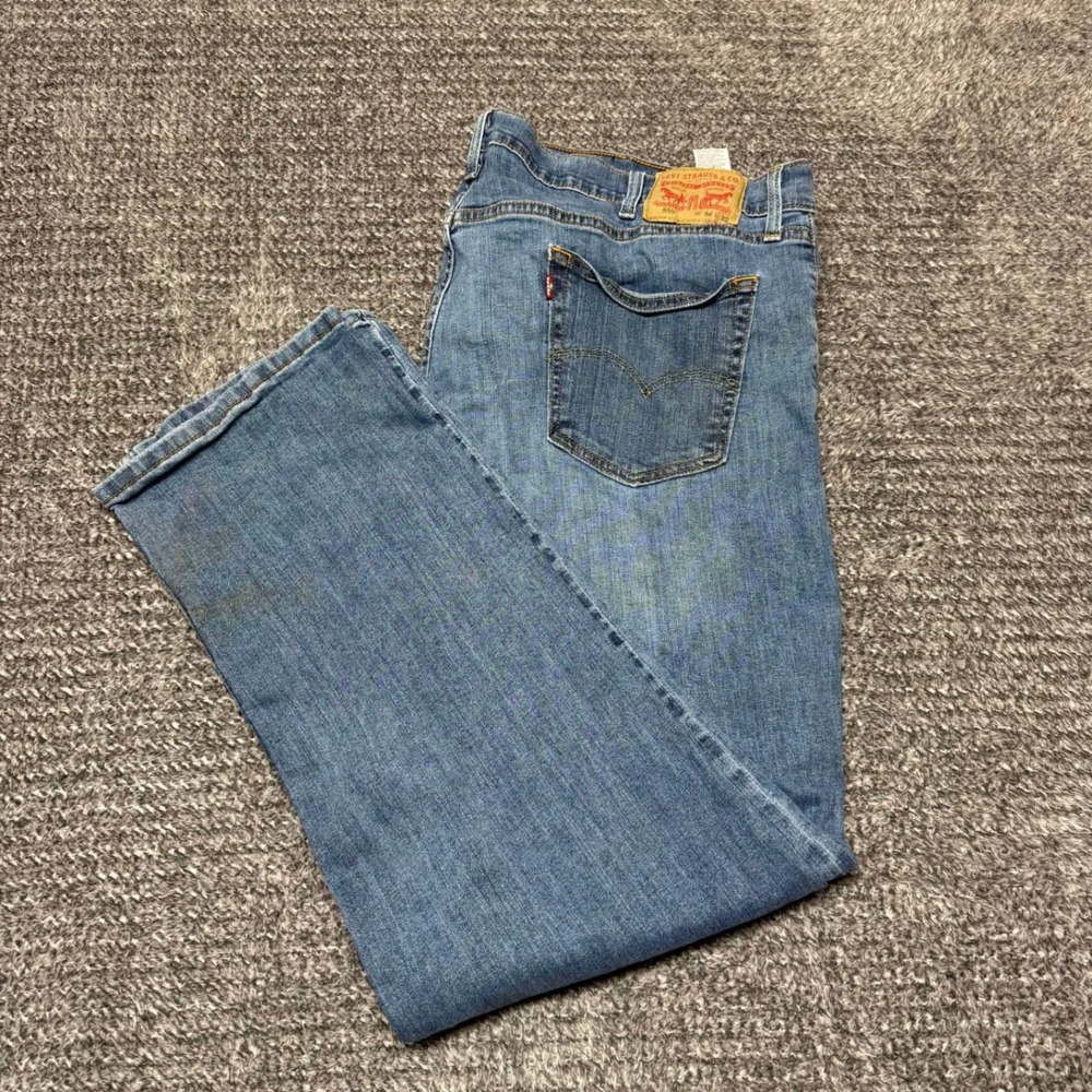 Levis 559 Mens Jeans‎ Size 44x32 Relaxed Fit Tapered Leg Blue Medium Wash Denim